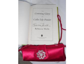 Rebecca Wells Evening Bag and Autographed Book