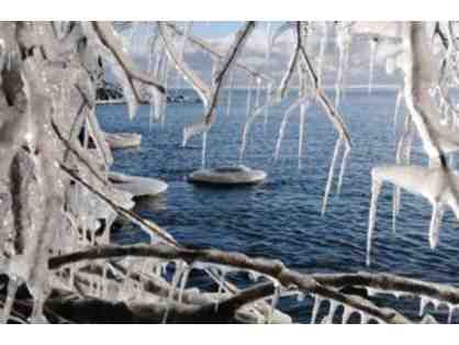 WINTER ICE - LAKE SUPERIOR PHOTO BY SANDRA UPDYKE