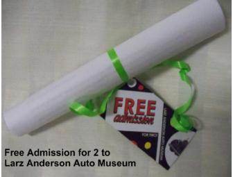 Admission for 2 to the Larz Anderson Auto Museum and Norman Rockwell plate