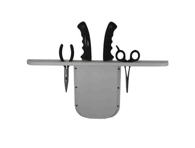 BOAT OUTFITTERS' KNIFE, PLIERS & LURE RACK