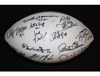 Sports Celebrities Autographed Football