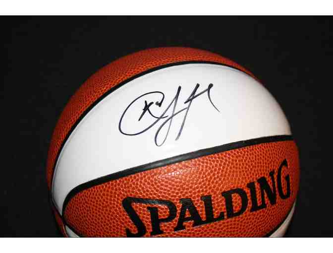 Mini Autographed Christian Laettner Basketball