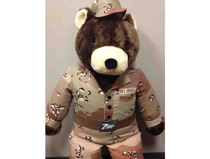 Sargeant Uncola 7UP 3 Foot Teddy Bear