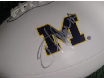 Dhani Jones autographed Michigan Football