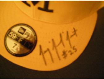 Gary Grant autographed yellow Michigan cap