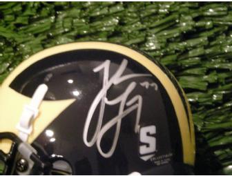 Jake Long autographed Michigan mini helmet