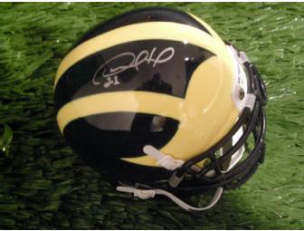 Desmond Howard autographed  Michigan mini-helmet