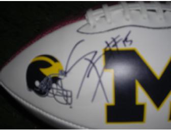 Steve Breaston autographed Michigan football