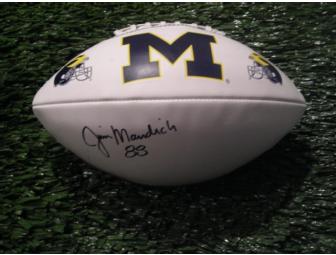 Jim Mandich autographed Michigan football