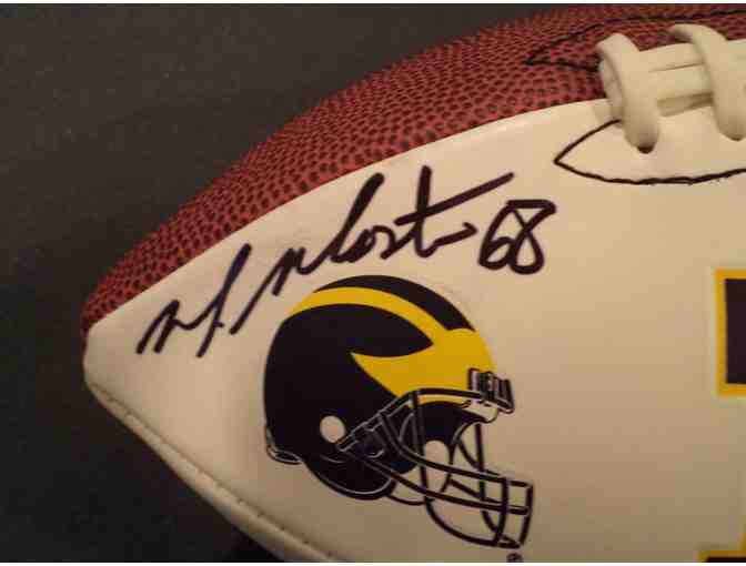 Mike Martin autographed Michigan football