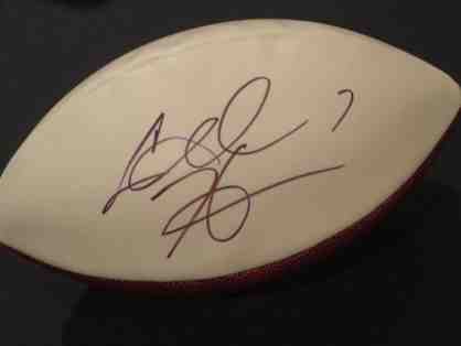 Chad Henne autographed football