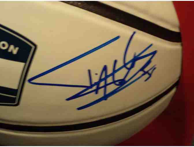 Trey Burke, Tim Hardaway Jr. and Josh Bartelstein autographed Michigan basketball