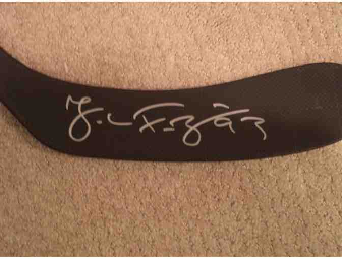 Johan Franzen autographed hockey stick