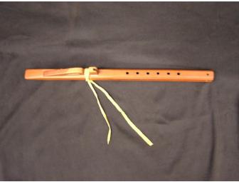 Handcarved Red Cedar Courting Flute by Louis Webster and played by Andrew Thomas