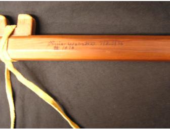 Handcarved Red Cedar Courting Flute by Louis Webster and played by Andrew Thomas