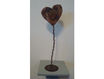 'Heart of My Heart' Metal Sculpture  Paul Whitby