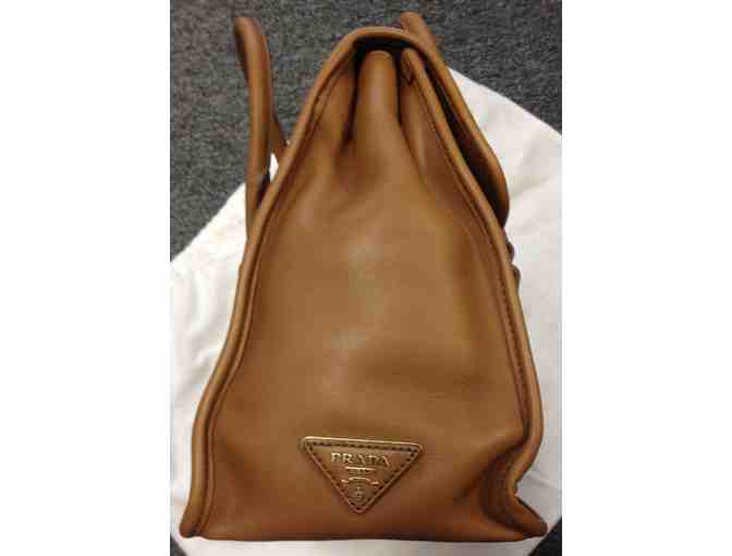 Prada Cannella Colored Leather Handbag