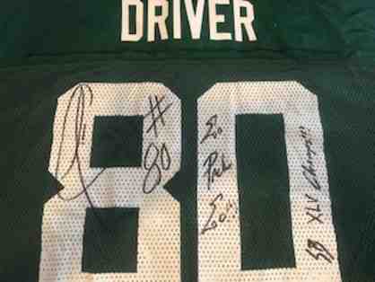 Legendary Donald Driver #80 Autographed NFL Jersey