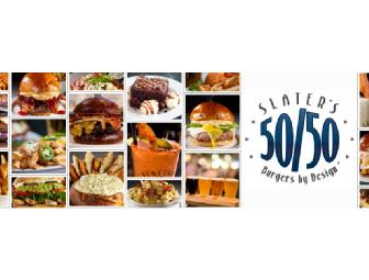 Slater's 50/50 Burgers by Design