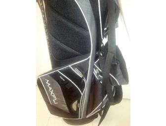 Taylormade Golf Clubs & Maxfli Golf Bag