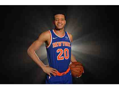 Autographed New York Knicks Kevin Knox Jersey