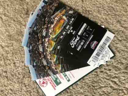 4 Front Row Tickets, Behind Visitors' Dugout, for Red Sox vs. Tampa Bay Rays, June 7