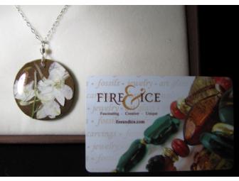 Fire & Ice Sterling Silver Necklace