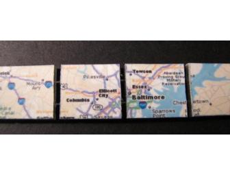 Baltimore Map Bracelet