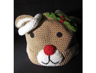Kids Reindeer Christmas Sweater and Hat
