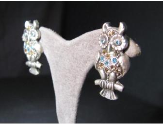 Matching Owl Earrings and Necklace