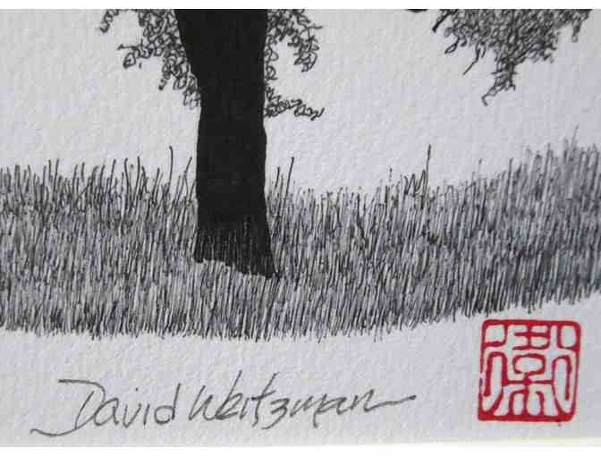 Round Valley Oaks, 2013 (numbered print, 20'W x 11'H), David Weitzman