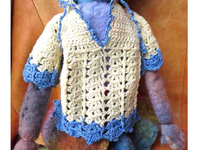 Confetti (felted wool doll, 17'), Mickie McCormic