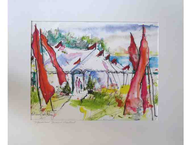 Mendocino Music Festival (watercolor print, 20'W 16'H), Patricia Osborne