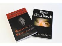2 Autographed Books by Horror Master, Thomas M. Malafarina