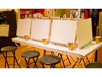 Two Seats to a Painting Class at The Paint Bar and a Gift card to Habanero's