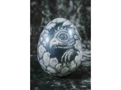 Hatching Dragon Egg-Art by Chip Boles