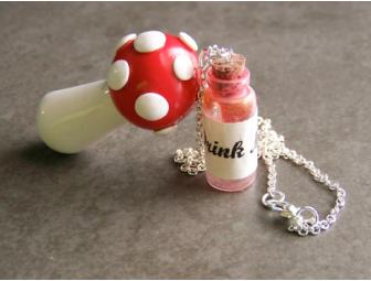 Whimsical Alice in Wonderland Necklace