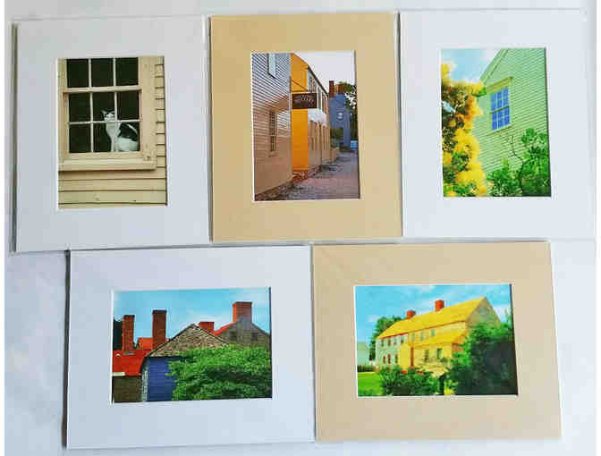 20 Matted Photos of Strawbery Banke, Portsmouth, NH