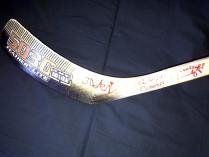 Hockey Stick Signed by NPD Kids