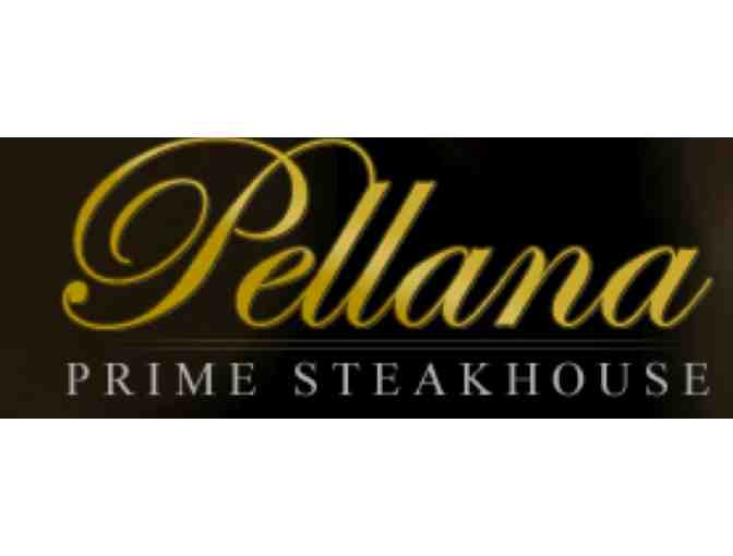 Dinner for 4 at Pellana Prime Steakhouse with Wine Pairings and Round Trip Limo Ride