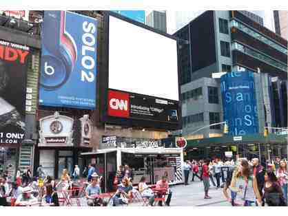 A Times Square Billboard - 15 minutes of Fame - Clear Channel Spectacolor!