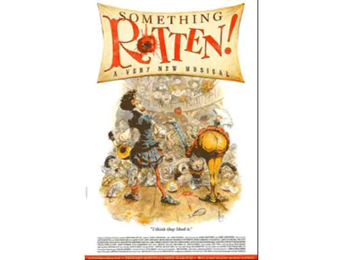 SOMETHING ROTTEN!  Signed Musical Phrase & Signed Cut Jokes & Signed Poster!