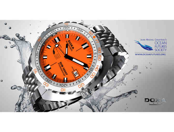 Jean-Michel Cousteau's Personal DOXA SUB 1200T Ocean Futures Watch: Engraved