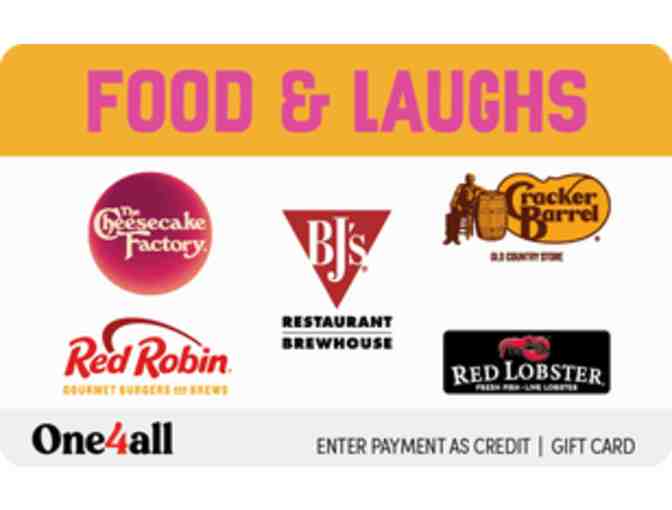 Food & Laughs: $50 (Includes Cheesecake Factory & More!) - Photo 1
