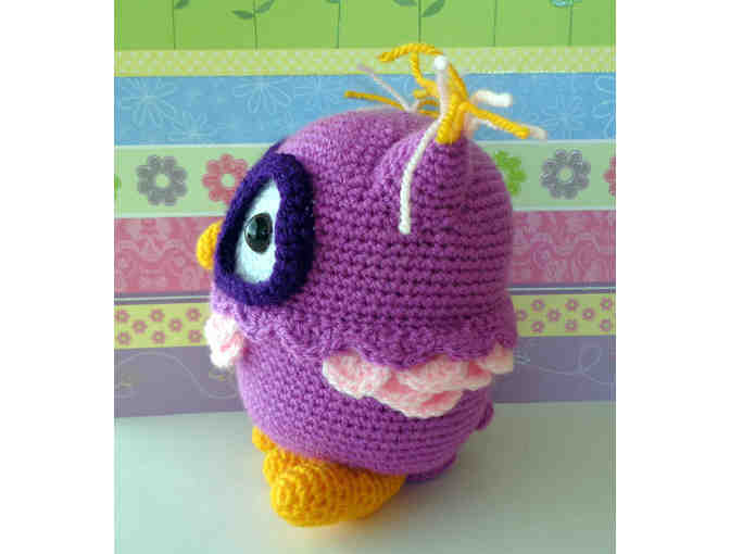 Hand-Crocheted Amigurumi 'Owl' -- New