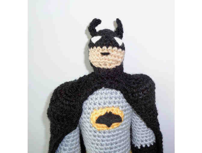 Hand-Crocheted Amigurumi 'Batman' -- New