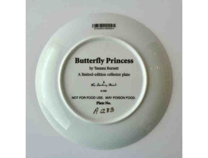 Danbury Mint Limited Edition Papillon Series Plate 'Butterfly Princess' -- Perfect Condition