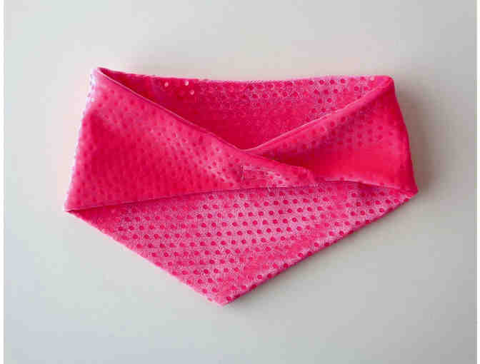 Hot Pink Velour Pet Scarf -- Pre-Owned