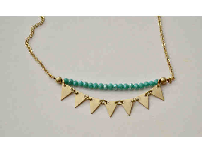 Blank Canvas Triangle Necklace -- New