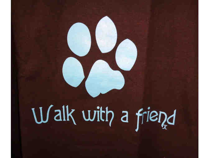 'Walk With a Friend' Long Sleeve T-Shirt -- Size Large -- New